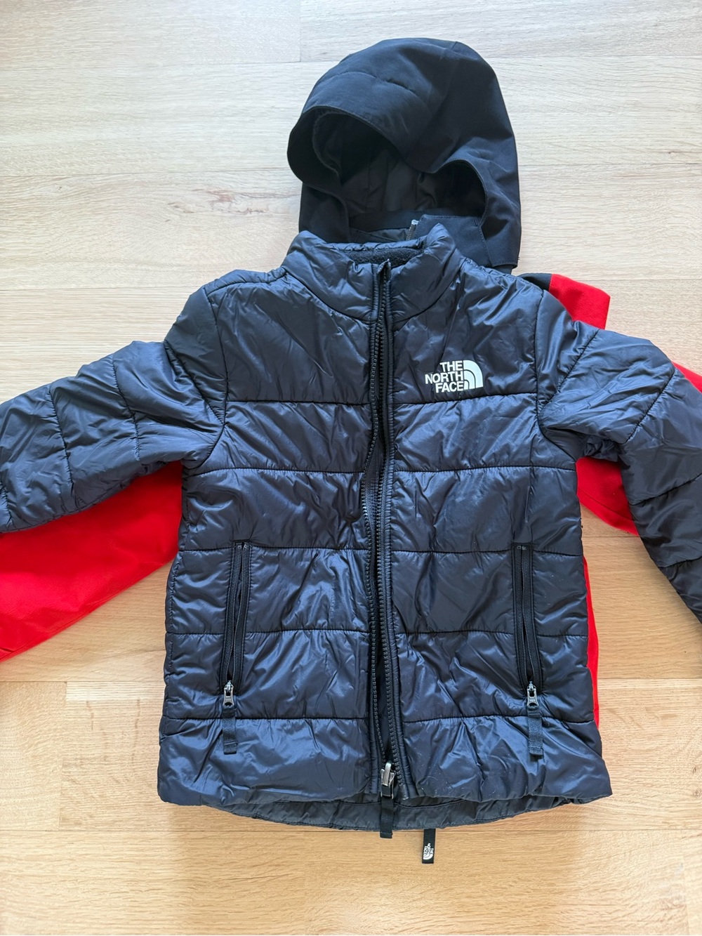 The North Face Kids 3-in-1 Coat w/ removable Puffer liner coat - Size XS/6 - Picture 11 of 14